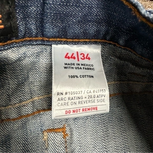 Ariat Jeans Mens 44 x 34 Flame Resistant Work M3 Loose FR Utility Outdoors Dark - Picture 3 of 5